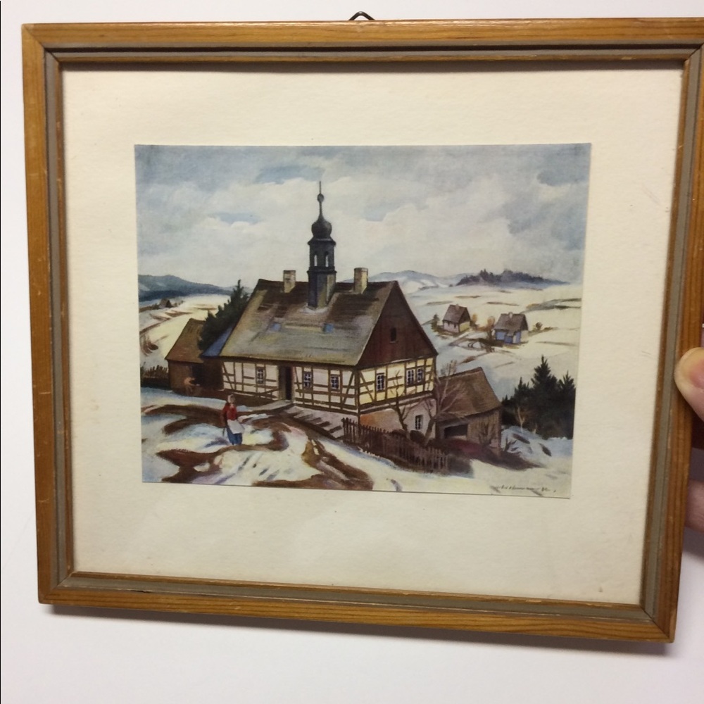 Original Miniature”Altes Hammerwerk Im Erzgebirge”